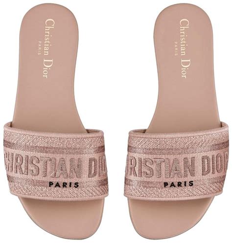 dior sandals pink|flat Dior sandals women.